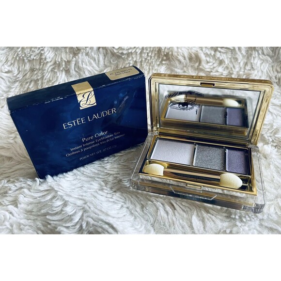 Estee Lauder Pure Color Instant Intense Eyeshadow Trio - 03 Steel Lilacs - Picture 1 of 6